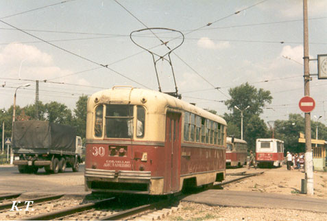 Вагон РВЗ-6М2 сзади № 30 выпуска 1975 г