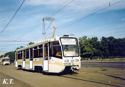 Вагон 71-619К (КТМ-19К) в Москве
